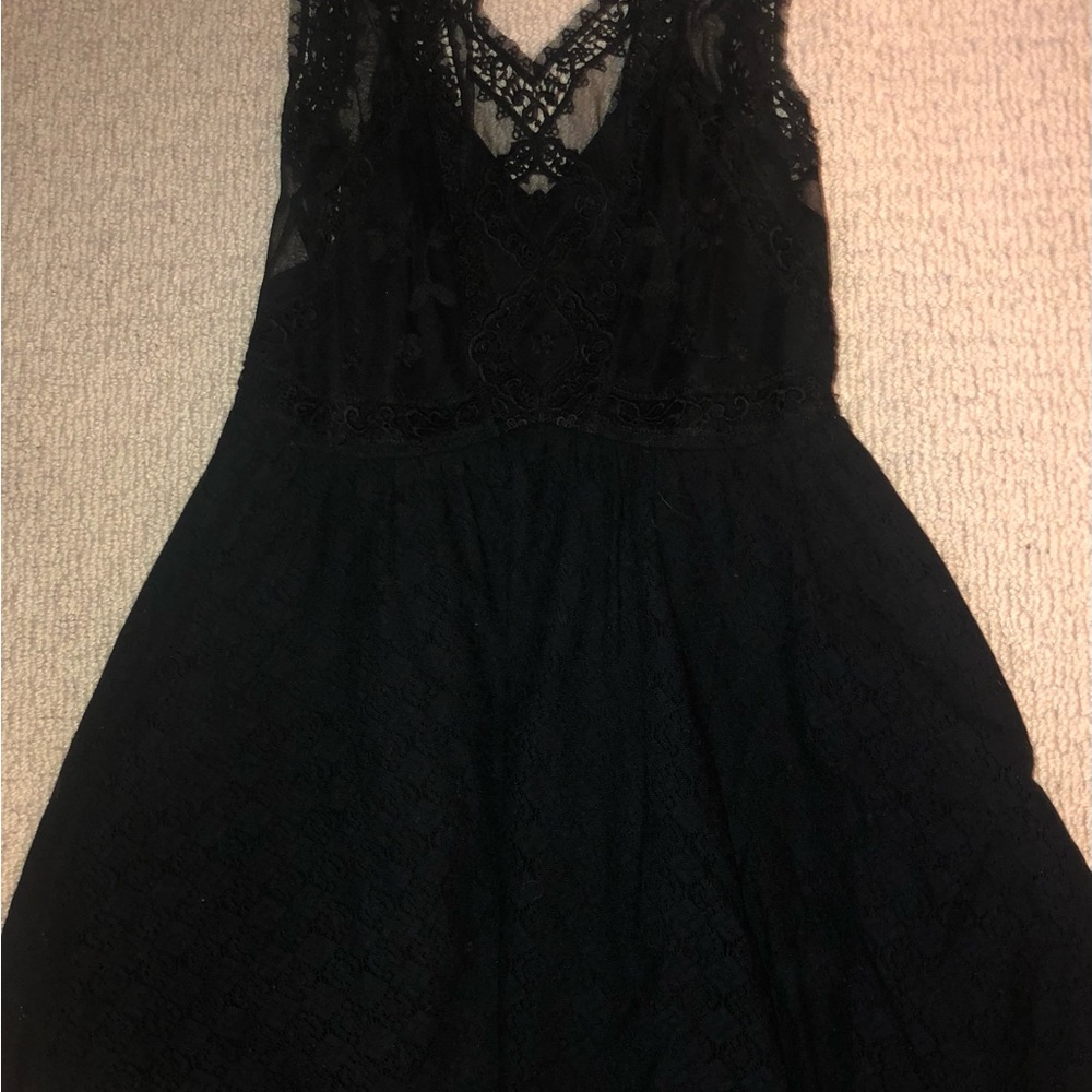 Free People lace mini A line dress size 4 - Picture 5 of 8